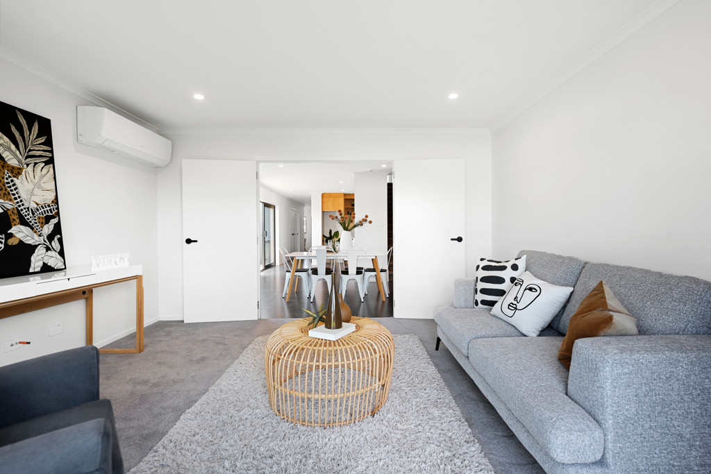 Living room and connection to dining at Lot 527 Greenhill Park