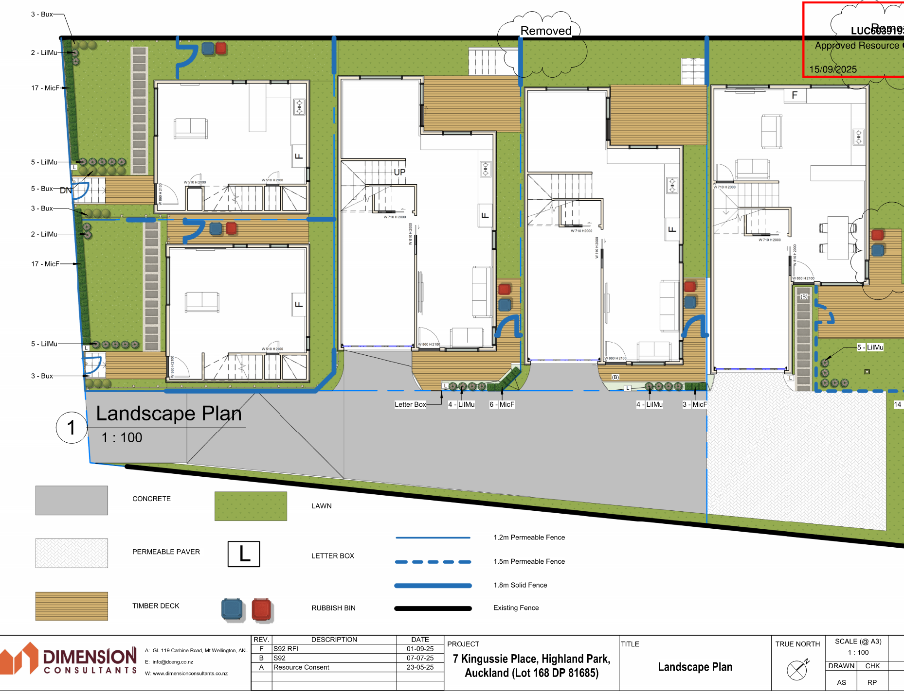 Landscape plan
