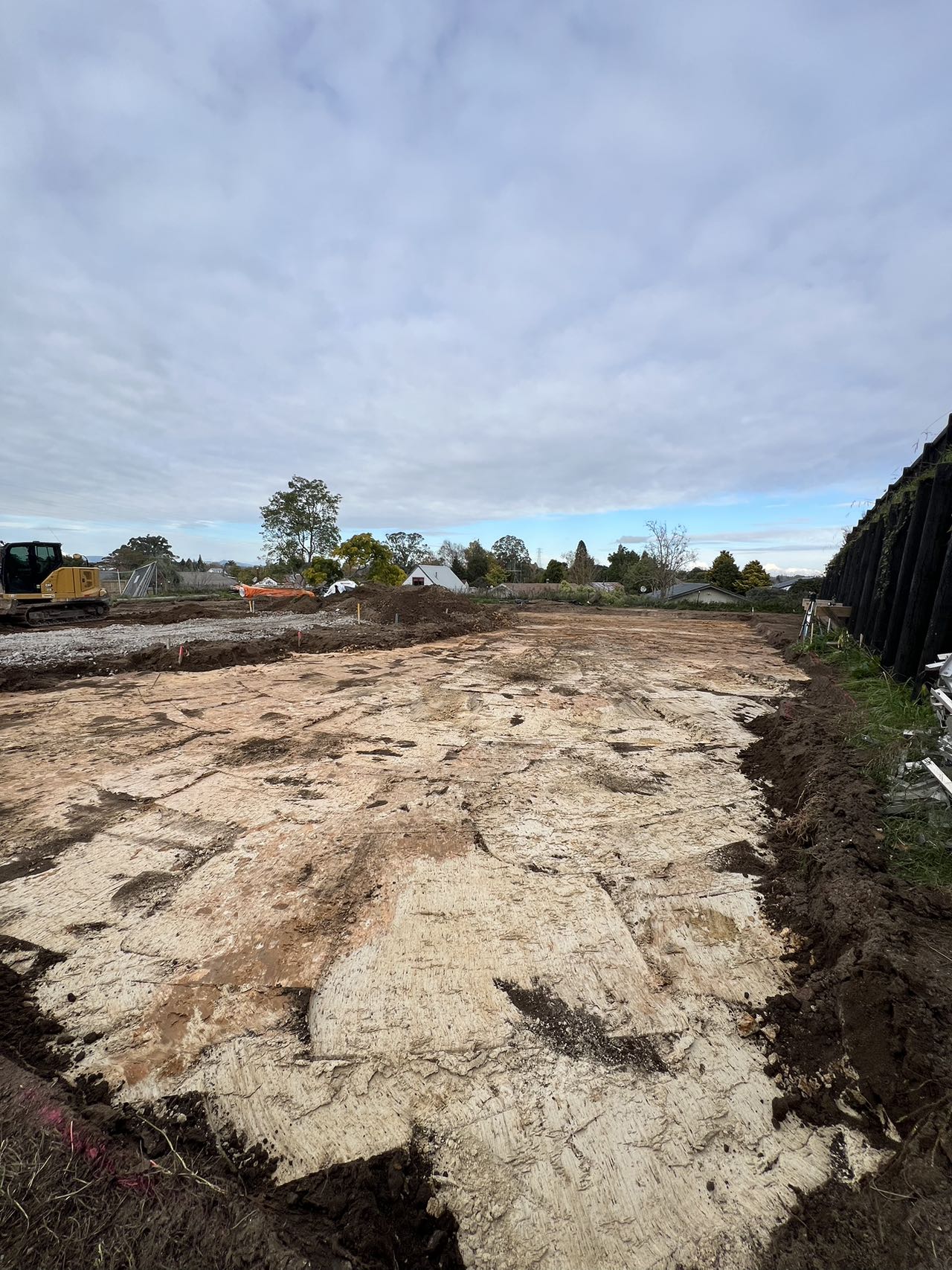 Site preparation and earthworks at 11 Musselwhite Terrace